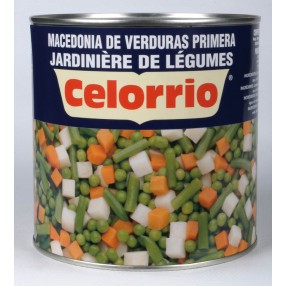 CELORRIO Macedonia de verduras lata 780 grs